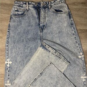 white fox jeans